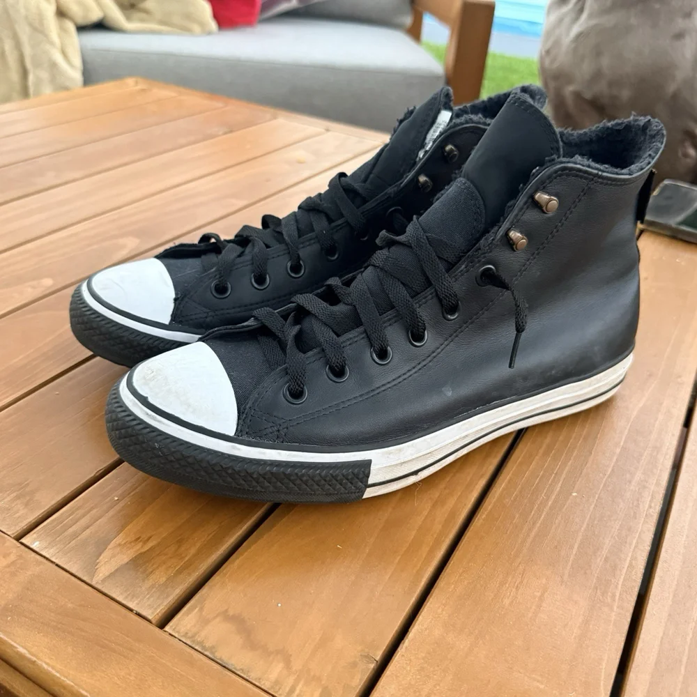 Converse All Star Black/White High Chuck Taylor Sneakerboots Gore Tex Sz 11.5